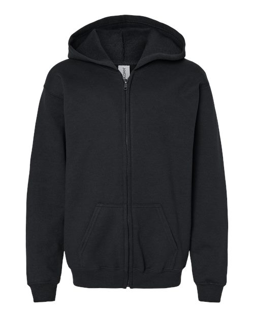 Gildan 18600B Heavy Blend Youth Full-Zip Hooded Sweatshirt