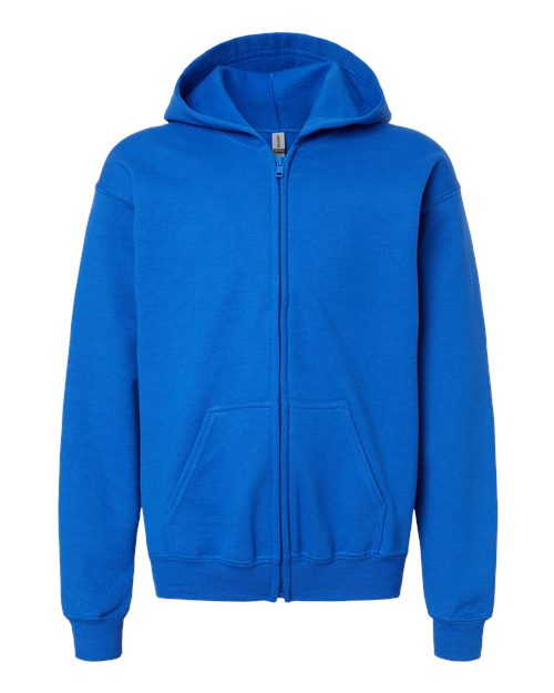 Gildan 18600B Heavy Blend Youth Full-Zip Hooded Sweatshirt