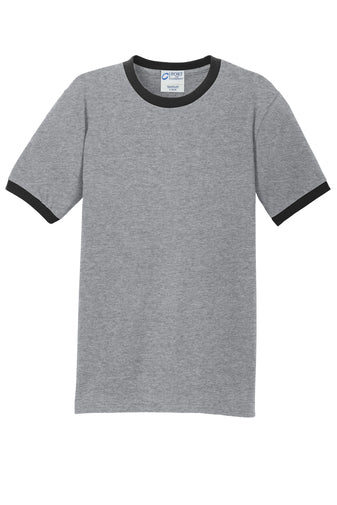 Port & Company PC54R Core Cotton Ringer Tee