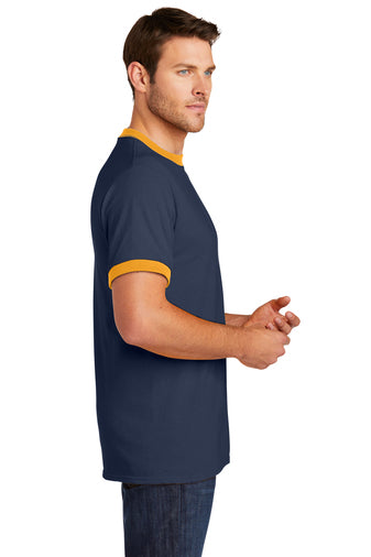 Port & Company PC54R Core Cotton Ringer Tee