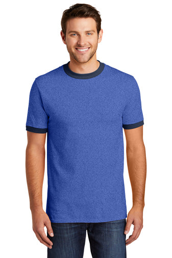 Port & Company PC54R Core Cotton Ringer Tee