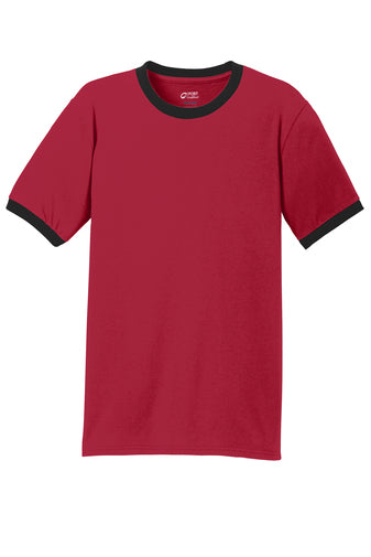 Port & Company PC54R Core Cotton Ringer Tee