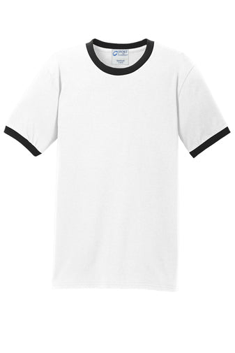 Port & Company PC54R Core Cotton Ringer Tee