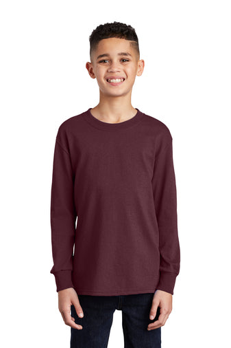 Port & Company PC54YLS Youth Long Sleeve Core Cotton Tee