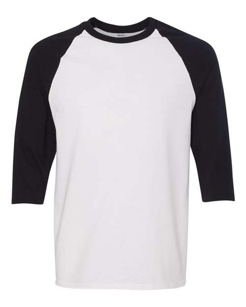 Gildan 5700 Heavy Cotton Raglan Three-Quarter Sleeve T-Shirt