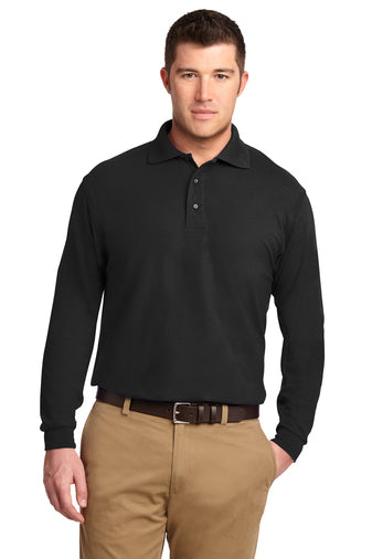 Port Authority 500LS Adult Silk Touch Long Sleeve Polo