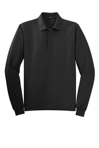 Port Authority 500LS Adult Silk Touch Long Sleeve Polo