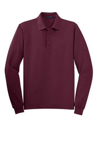 Port Authority 500LS Adult Silk Touch Long Sleeve Polo