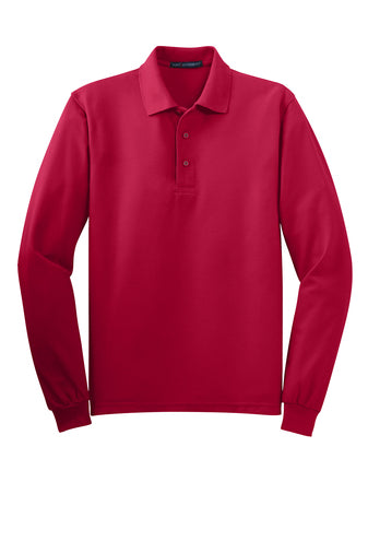 Port Authority 500LS Adult Silk Touch Long Sleeve Polo