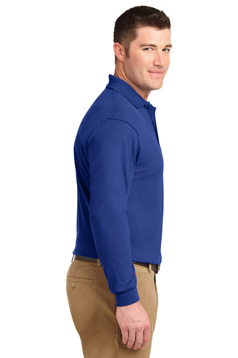 Port Authority 500LS Adult Silk Touch Long Sleeve Polo