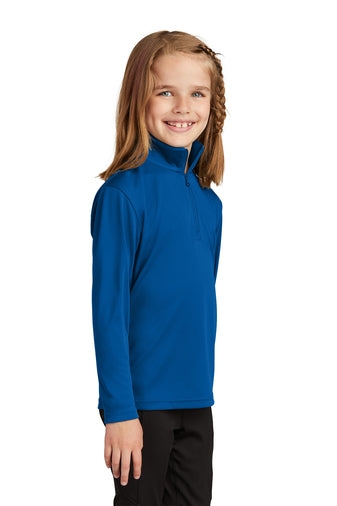 Sport-Tek YST357 PosiCharge Competitor Youth 1/4-Zip Pullover