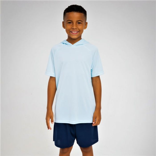 A4 NB3408 Youth Cooling Performance Short Sleeve Hooded Tee