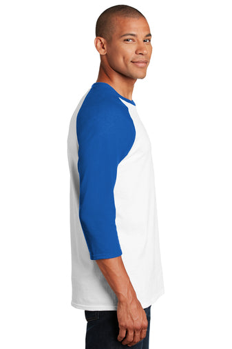 Gildan 5700 Heavy Cotton Raglan Three-Quarter Sleeve T-Shirt