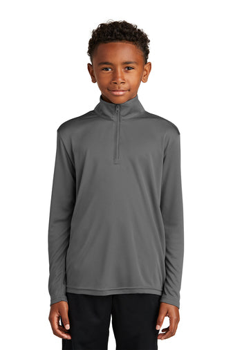 Sport-Tek YST357 PosiCharge Competitor Youth 1/4-Zip Pullover