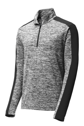 Sport-Tek ST397 PosiCharge Electric Heather Colorblock 1/4-Zip Pullover