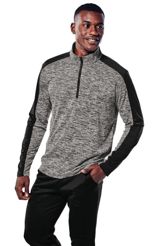 Sport-Tek ST397 PosiCharge Electric Heather Colorblock 1/4-Zip Pullover