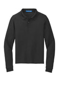 Port Authority 500LS Youth Silk Touch Long Sleeve Polo