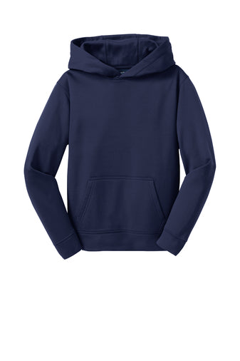 Sport-Tek YST244 Youth Sport-Wick Fleece Hooded Pullover